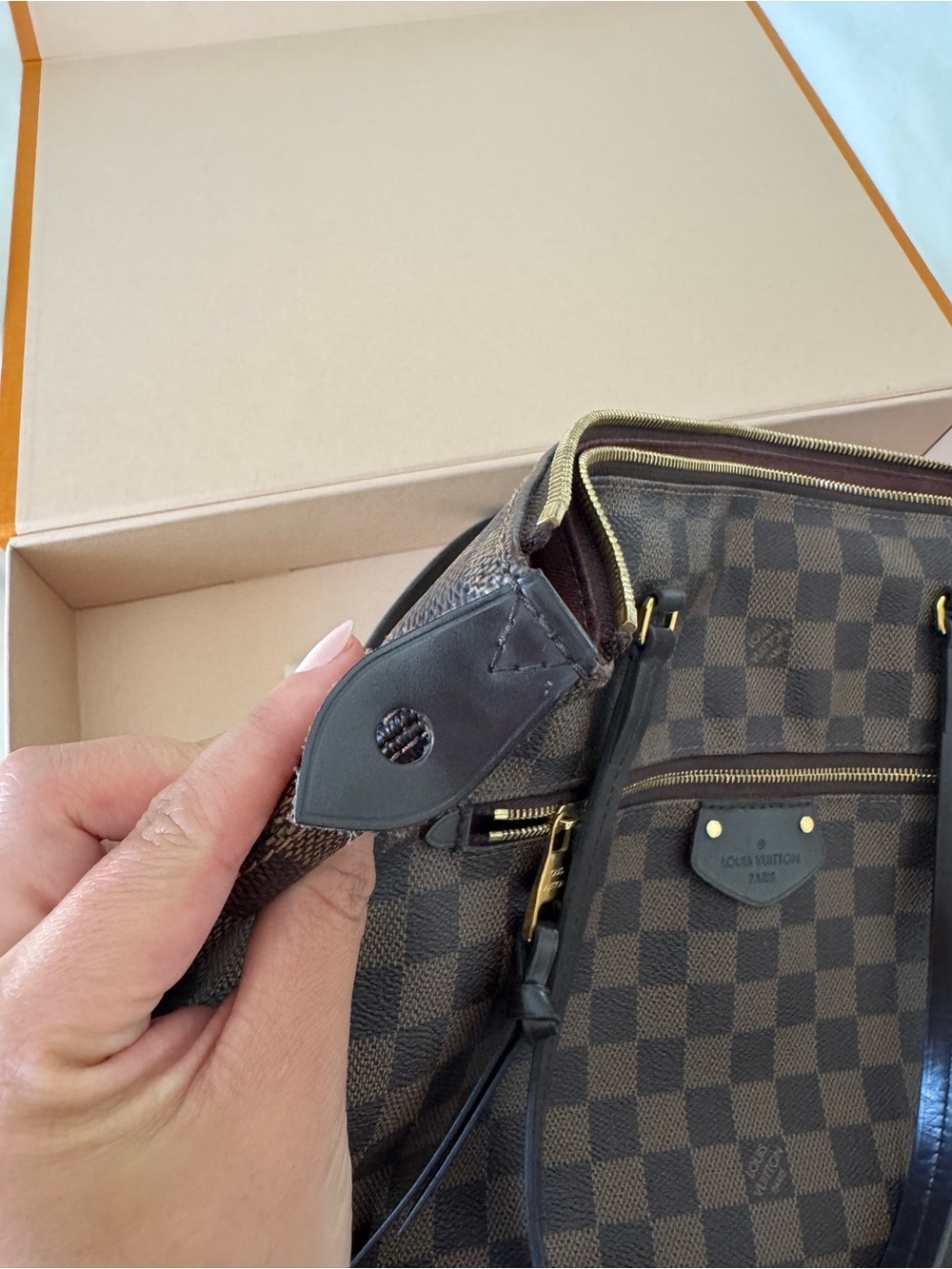 Louis Vuitton Iena MM Damier Ebene - Picture 7 of 16